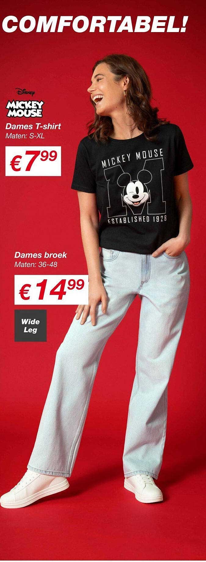 Dames T-shirt en Dames broek