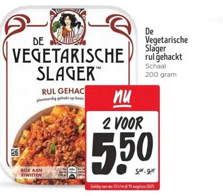 De Vegetarische Slager rul gehakt