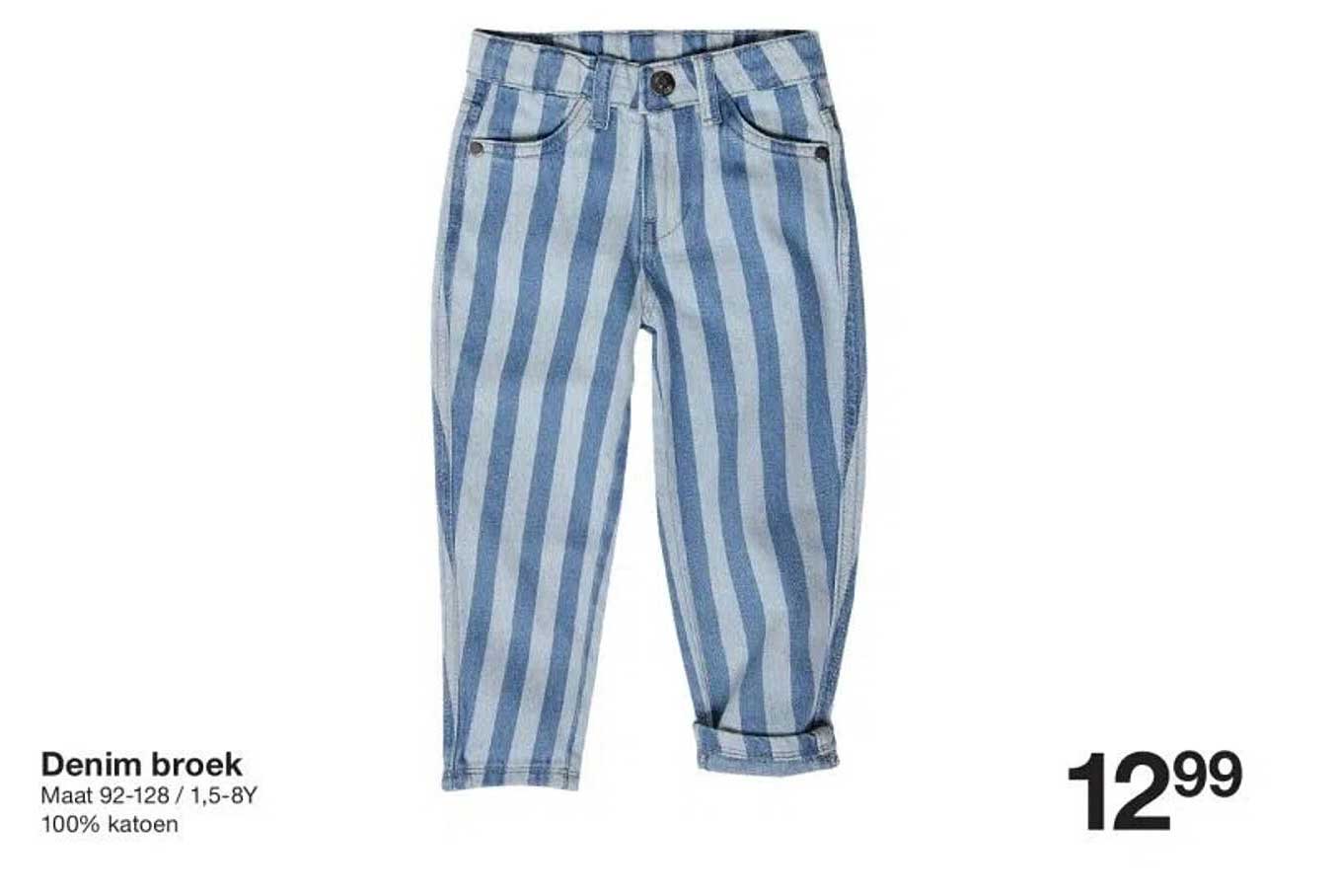Denim broek