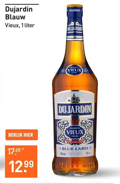 Dujardin Blauw Vieux, 1 liter