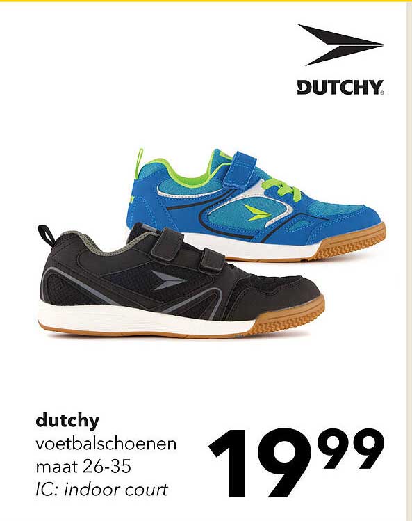 dutchy voetbalschoenen maat 26-35