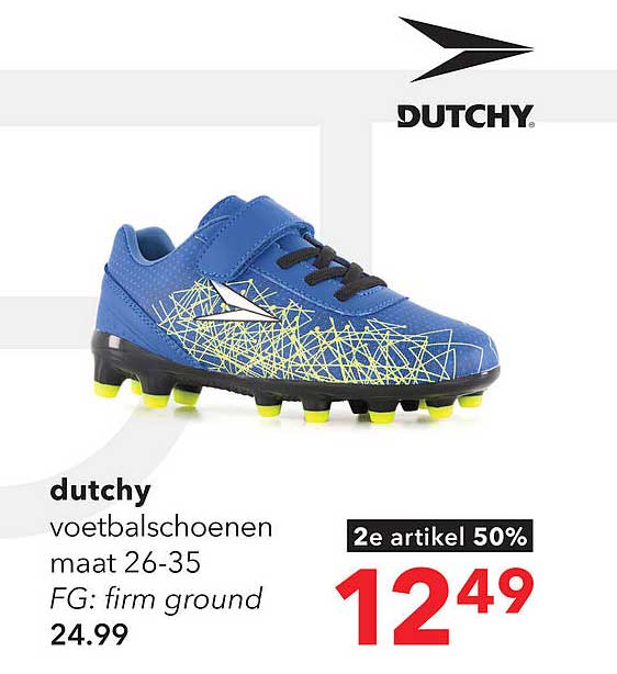 dutchy voetbalschoenen maat 26-35