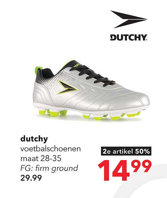 dutchy voetbalschoenen maat 28-35