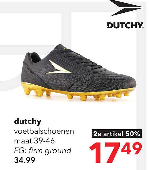 dutchy voetbalschoenen maat 39-46