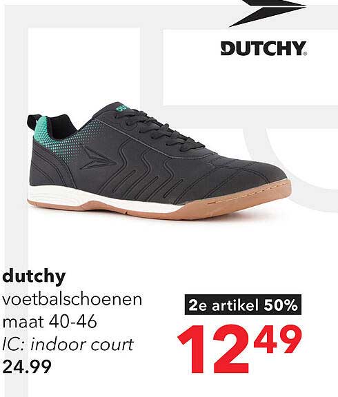 dutchy voetbalschoenen maat 40-46 IC: indoor court