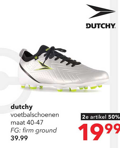 dutchy voetbalschoenen maat 40-47