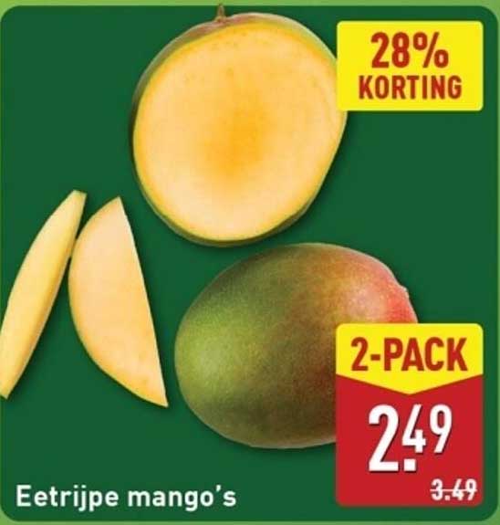 Eetrijpe mango's