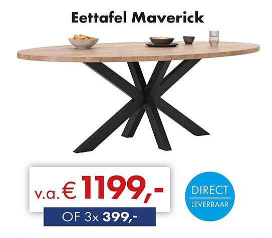 Eettafel Maverick