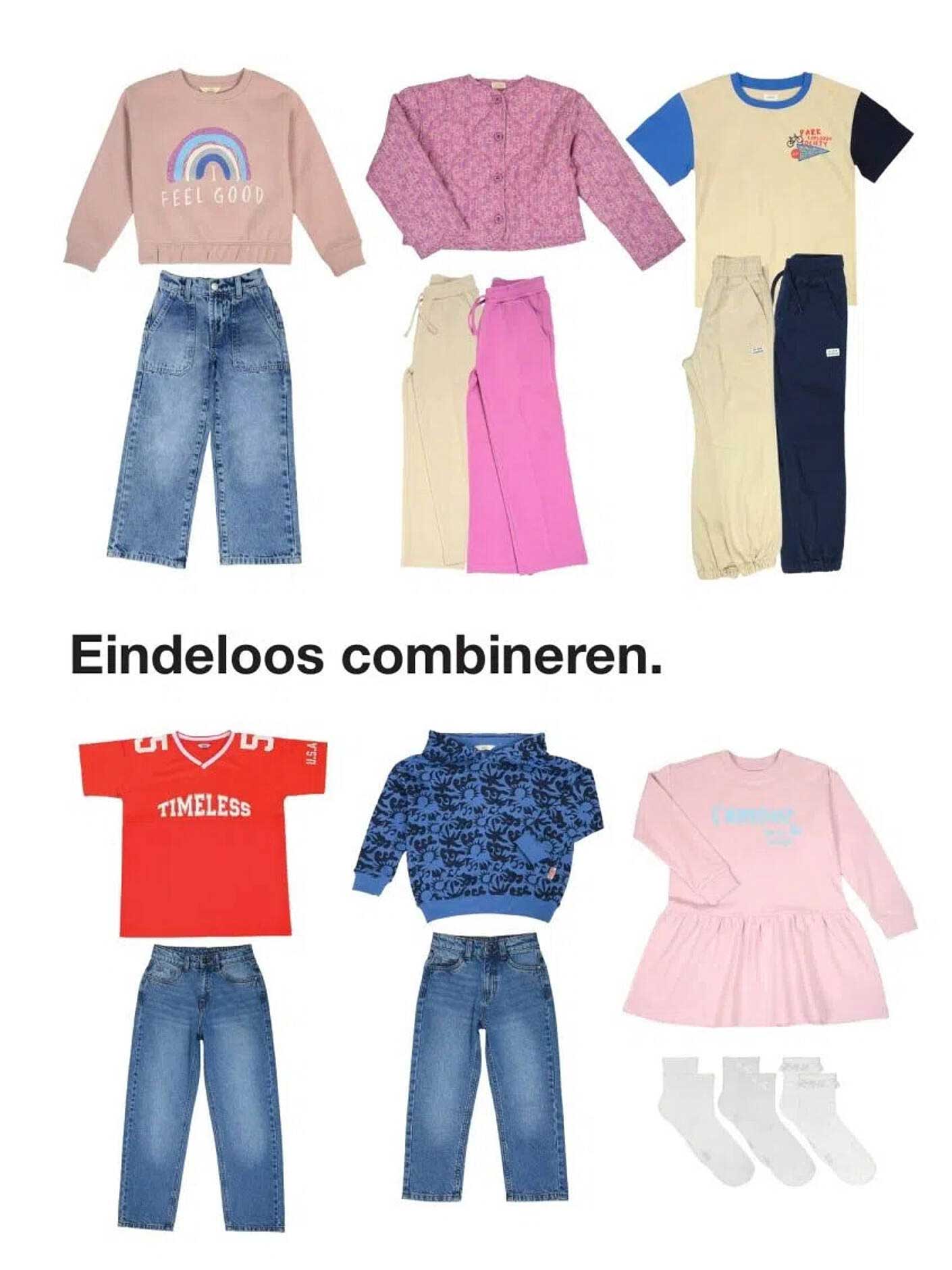 Eindeloos combineren.