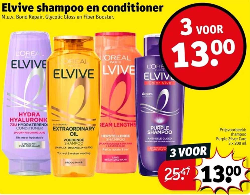 Elvive shampoo en conditioner