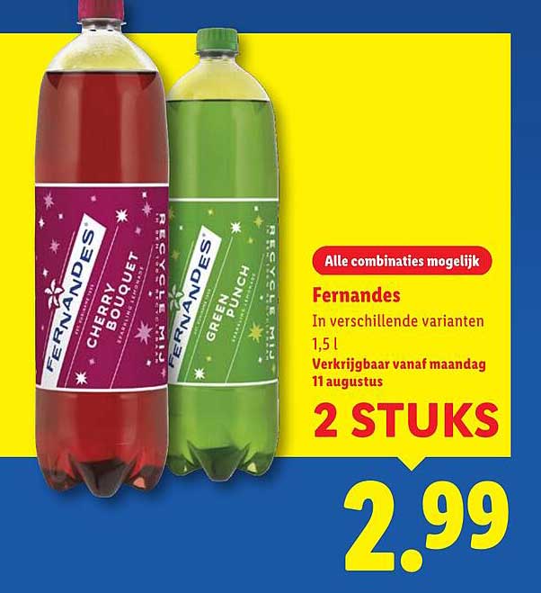 Fernandes in verschillende varianten 1,5 l