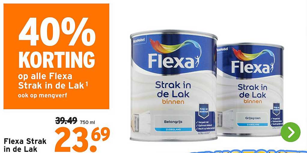 Flexa Strak in de Lak