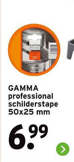 GAMMA professional schilderstape 50x25 mm