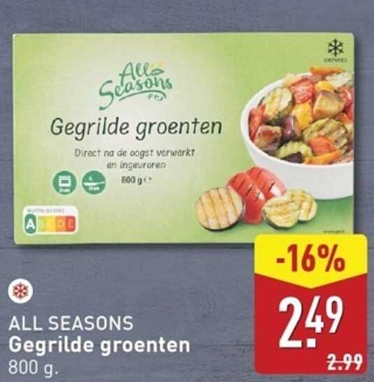 Gegrilde groenten