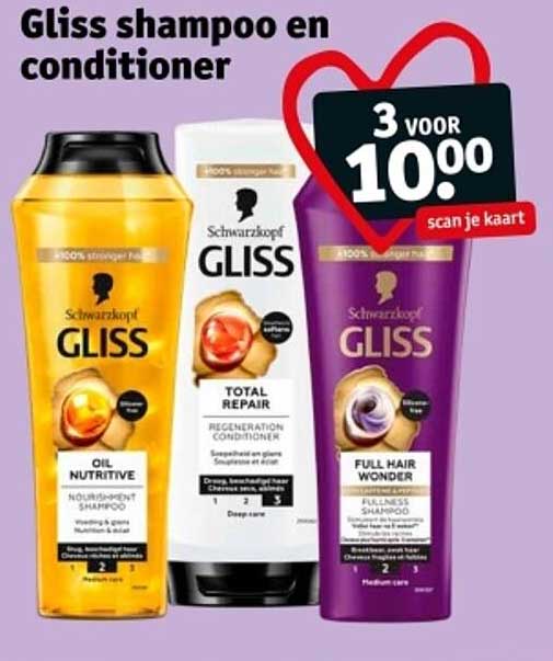 Gliss shampoo en conditioner