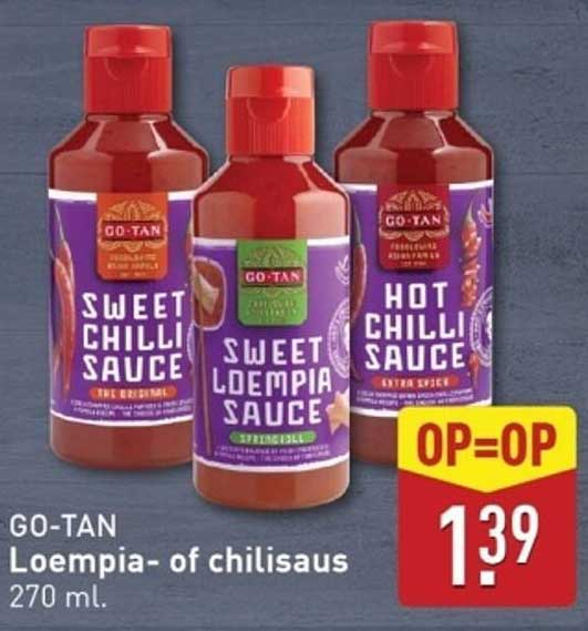 GO-TAN Loempia- of chilisaus 270 ml.