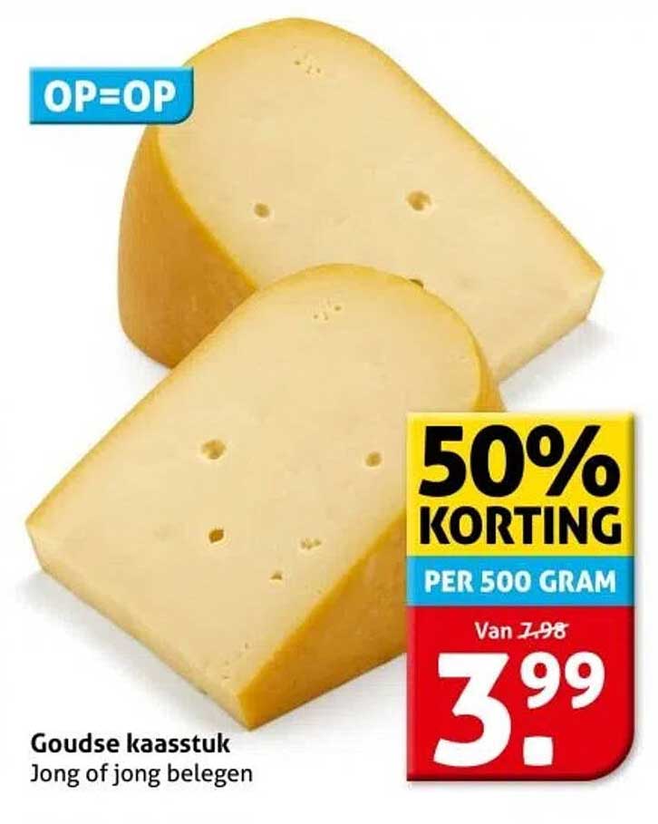 Goudse kaasstuk Jong of jong belegen