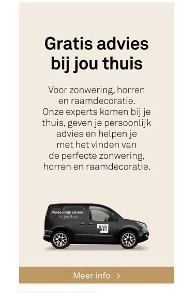 Gratis advies bij jou thuis