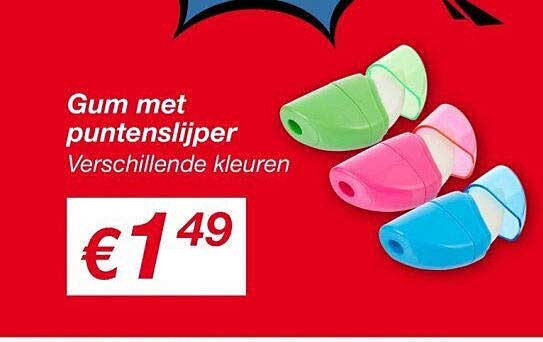 Gum met puntslijper