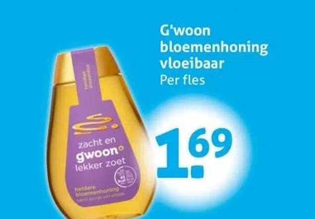 G'woon bloemenhoning vloeibaar