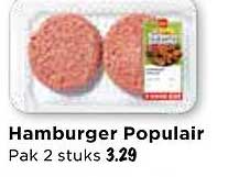 Hamburger Popular - Pak 2 stuks
