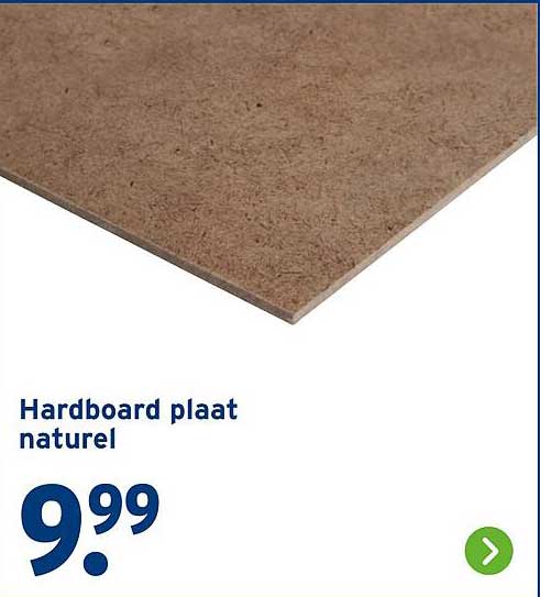 Hardboard plaat natuur