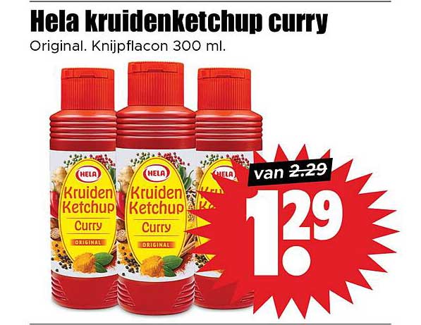Hela kruidenketchup curry