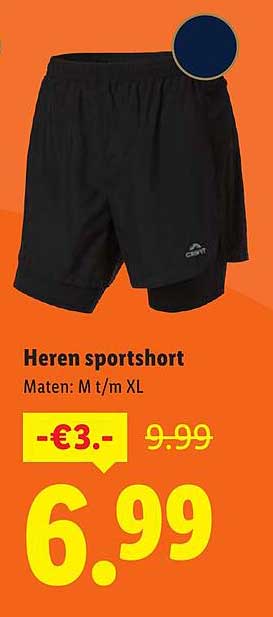 Heren sportshort
