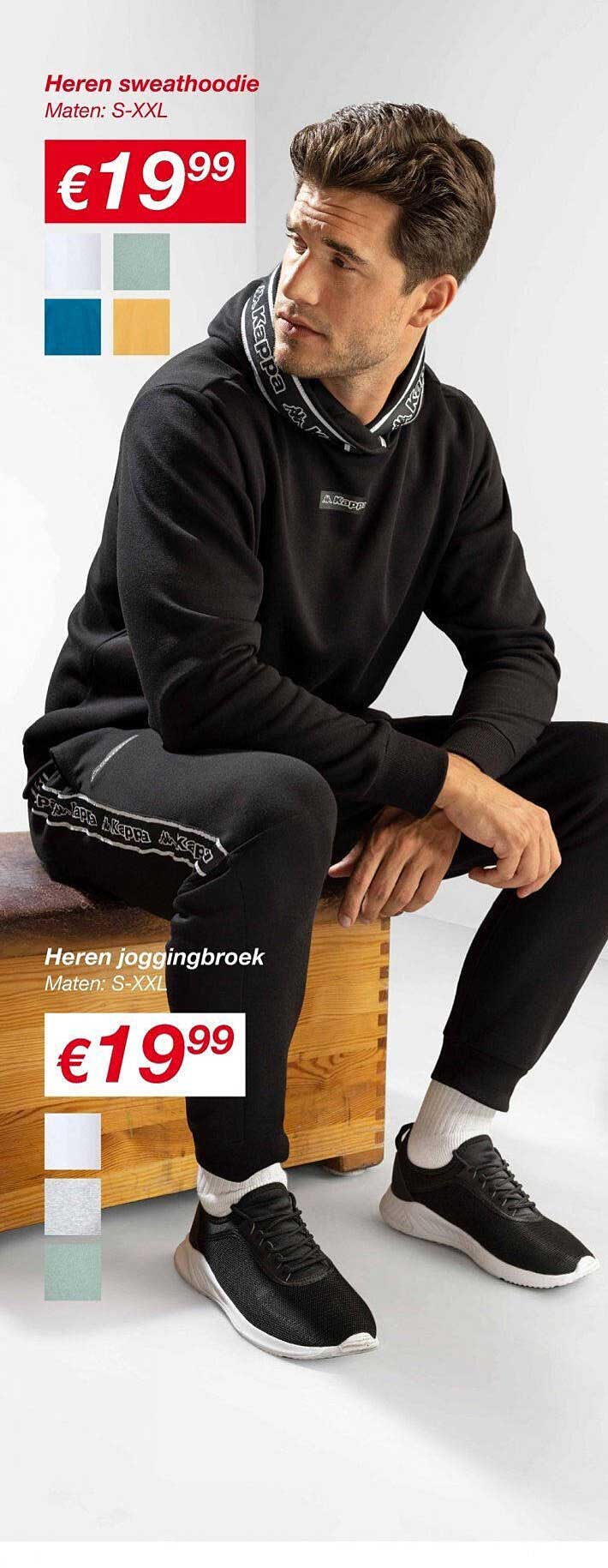 Heren sweathoodie en Heren joggingbroek