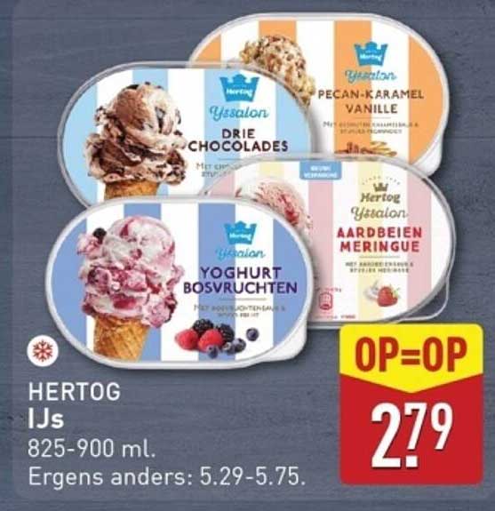 HERTOG IJs 825-900 ml