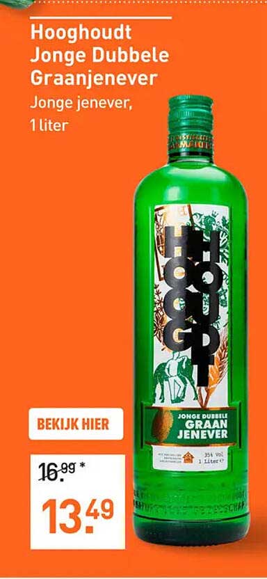 Hooghoudt Jonge Dubbele Graanjenever