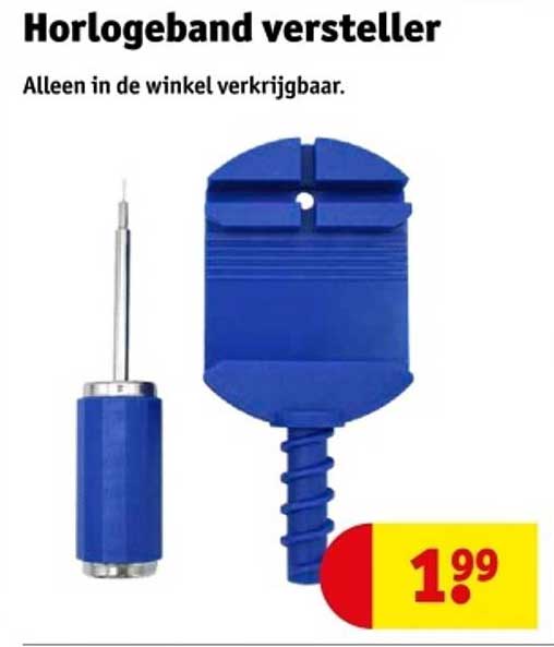 Horloge band versteller