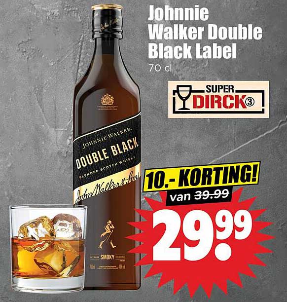 Johnnie Walker Double Black Label 70 cl