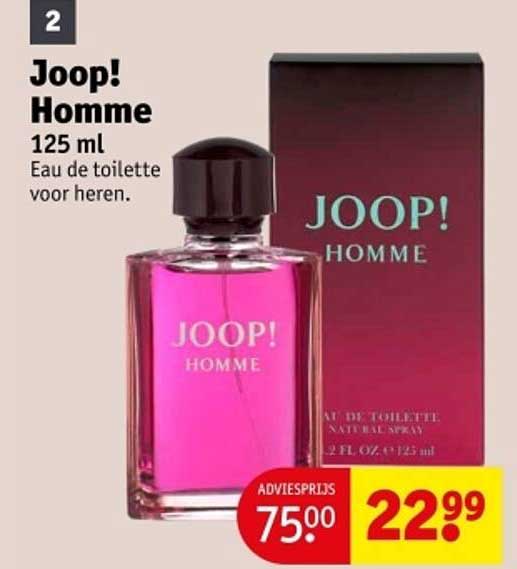 Joop! Homme 125 ml Eau de toilette voor heren.