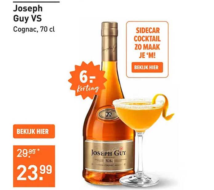 Joseph Guy VS Cognac, 70 cl