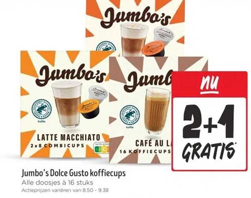 Jumbo's Dolce Gusto koffiecups