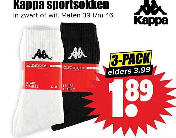Kappa sportsokken