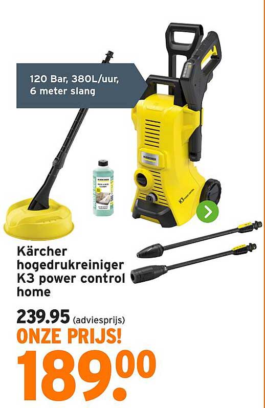 Kärcher hogedrukreiniger K3 power control home