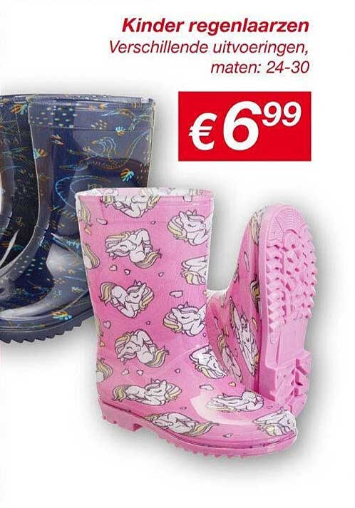 Kinder regenlaarszen