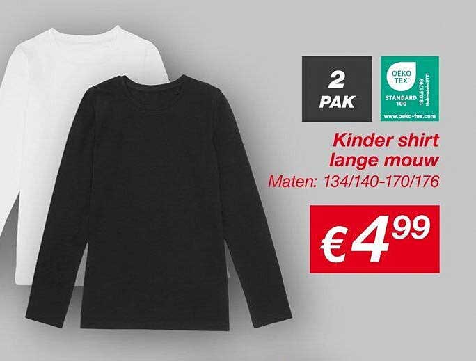 Kinder shirt lange mouw