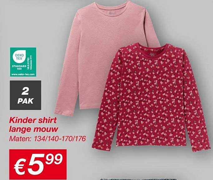 Kinder shirt lange mouw
