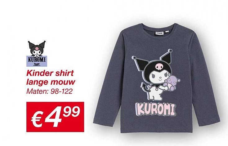 Kinder shirt lange mouw