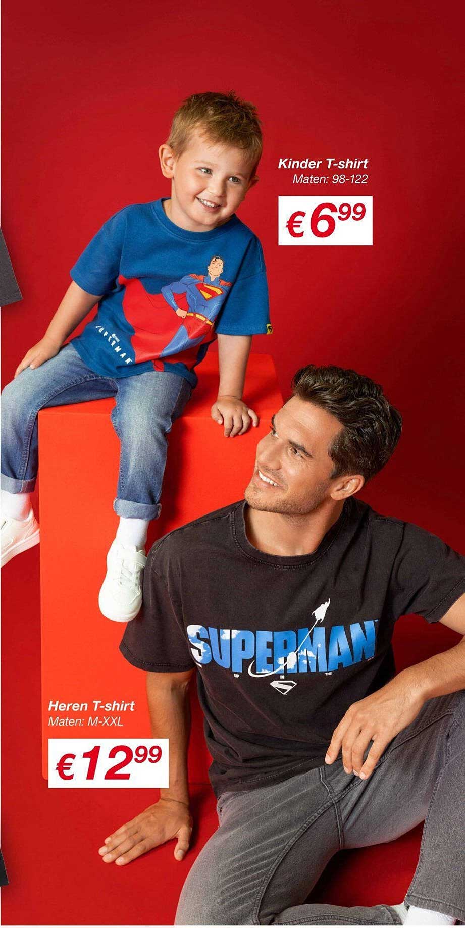Kinder T-shirt €6,99
