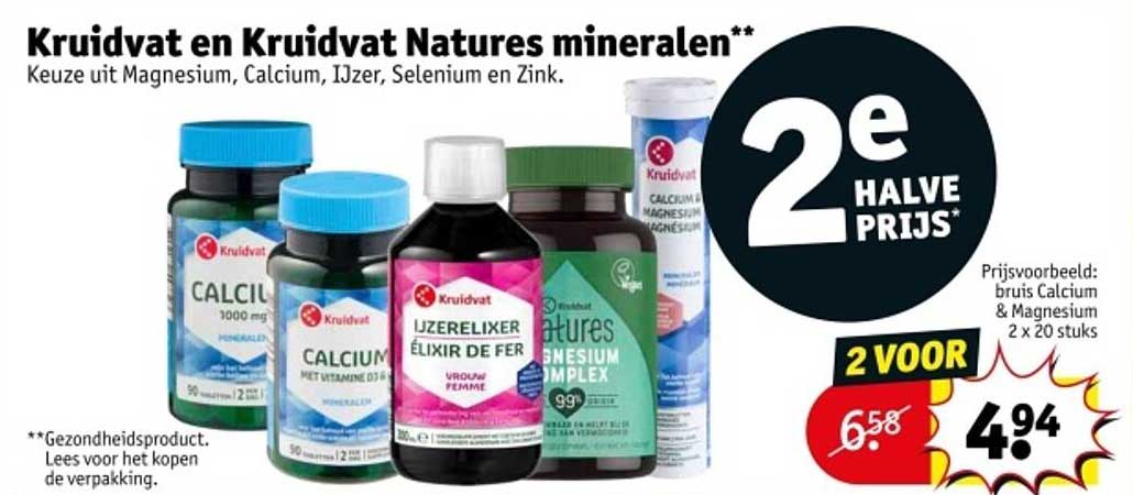 Kruidvat en Kruidvat Natures mineralen**