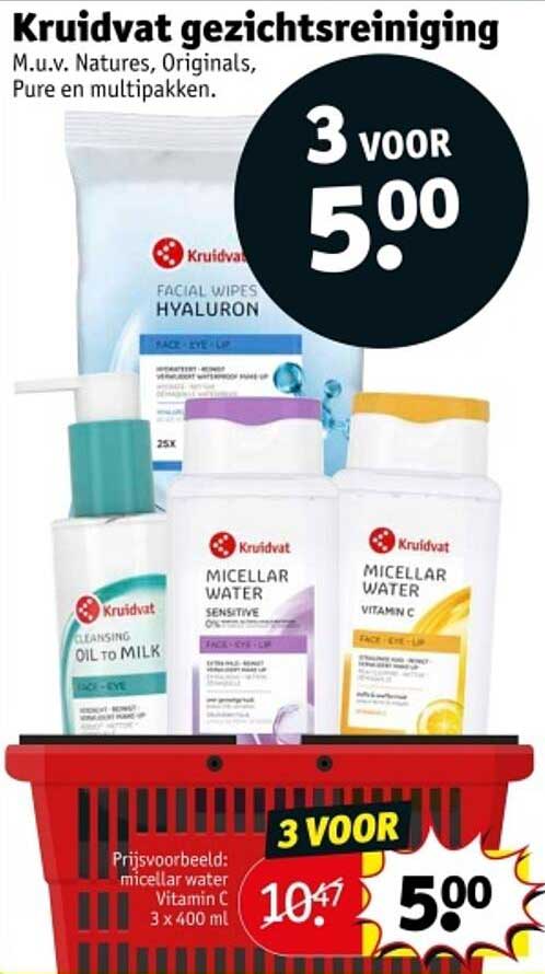 Kruidvat gezichtsreiniging