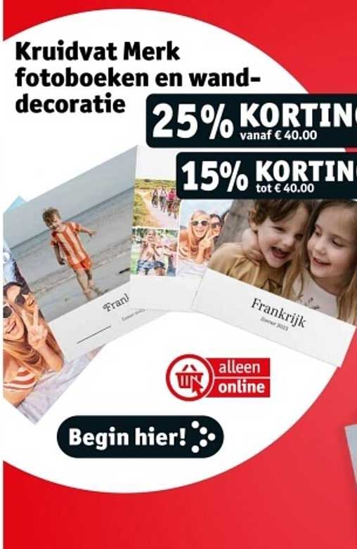 Kruidvat Merk fotoboeken en wanddecoratie