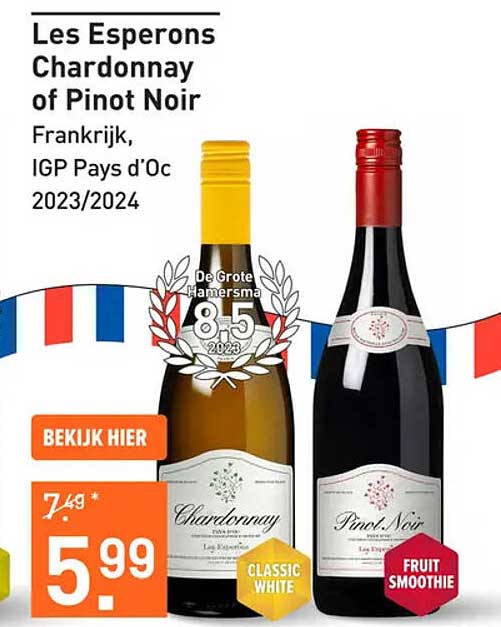 Les Esperons Chardonnay of Pinot Noir