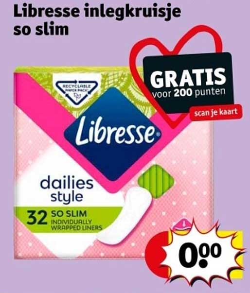 Libresse inlegkruisje so slim