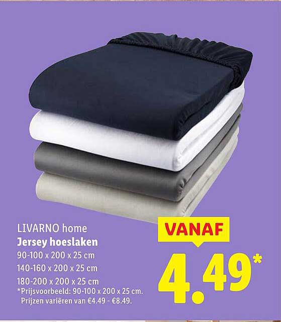 LIVARNO home Jersey hoeslaken