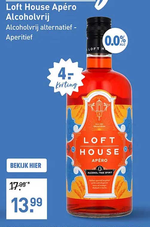 Loft House Apéro Alcoholvrij